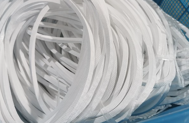 The Germany Customer Ordered high strength, heat insulation and corrosion resistance Pure Ptfe Braid Gland Packing With Lubricant 1100 KGS From SUNPASS.